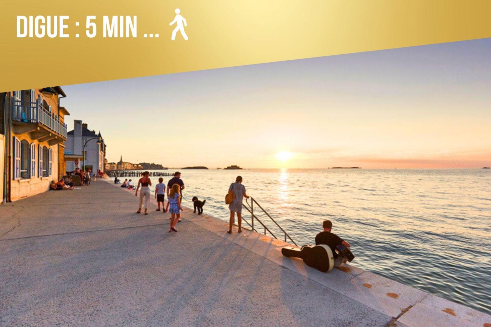 Layton - A 2 Min De La Plage, Du Sillon Et D'Intra Muros ! Сен-Мало Экстерьер фото