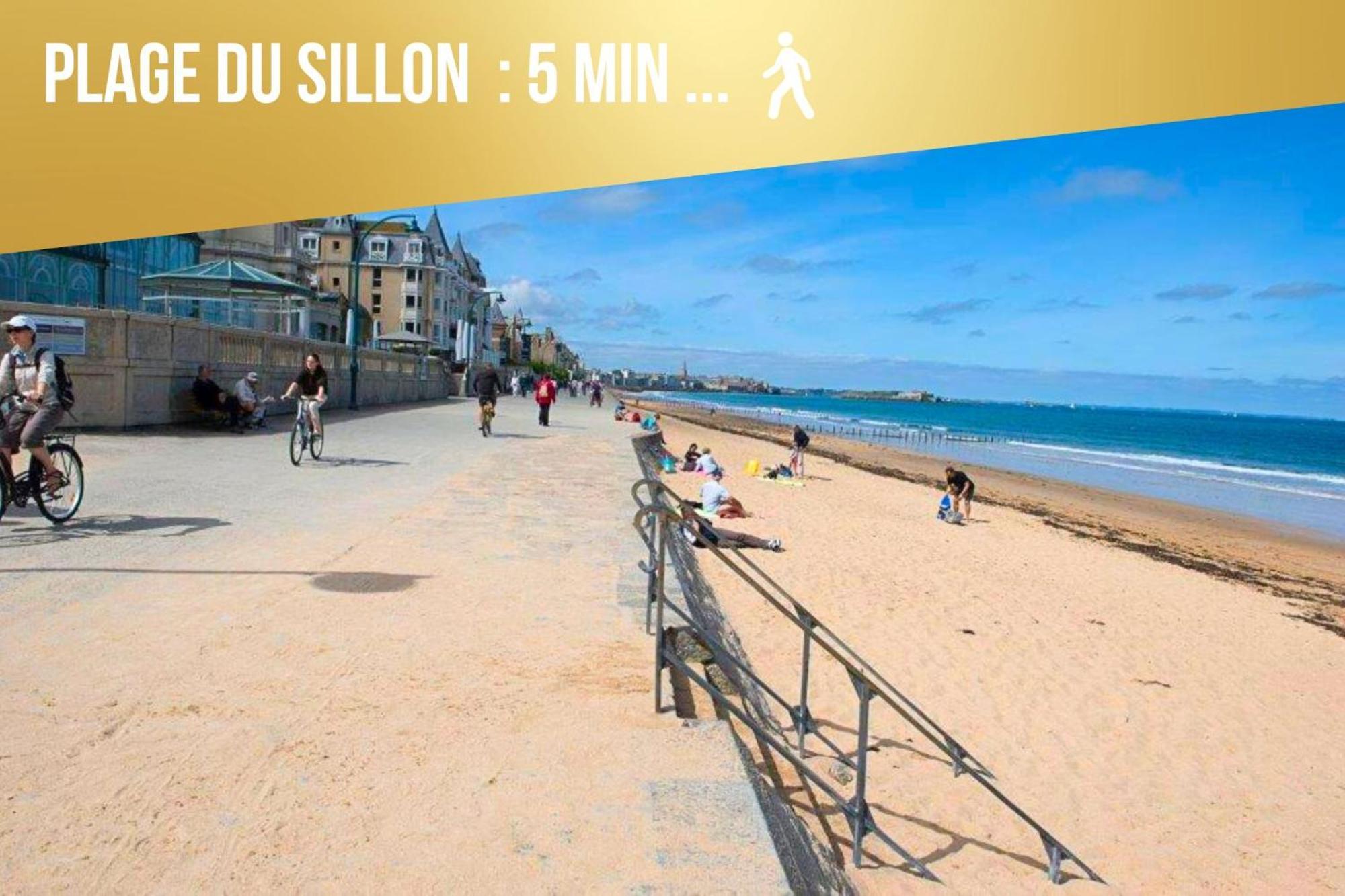 Layton - A 2 Min De La Plage, Du Sillon Et D'Intra Muros ! Сен-Мало Экстерьер фото
